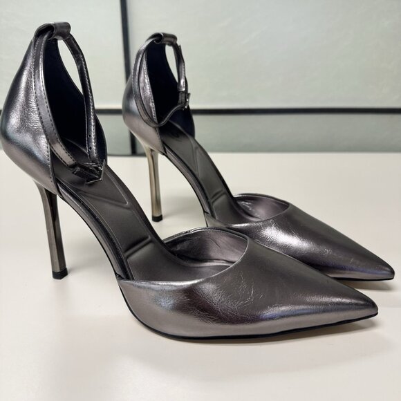 Aldo Aurelina Ankle Strap Pointed Toe Pump - Picture 1 of 8